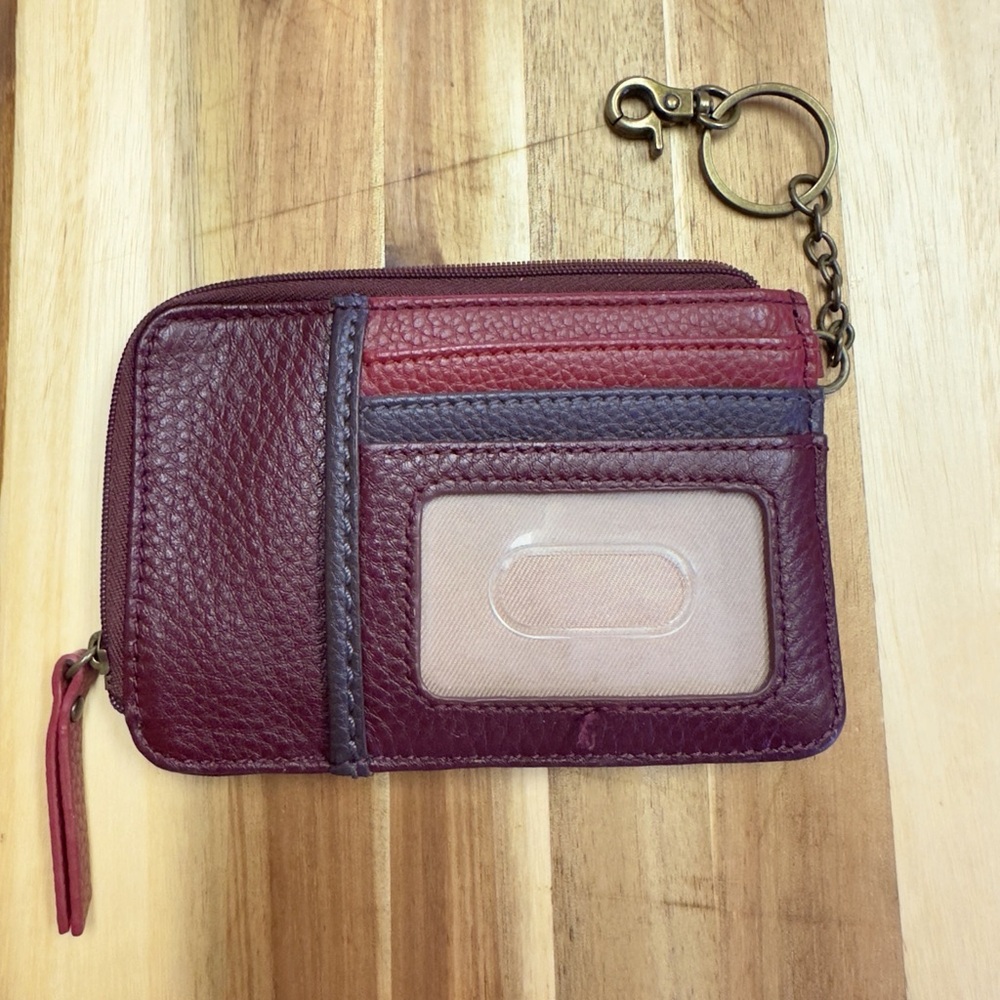 The Sak Iris Colorblock Leather
Keychain Wallet